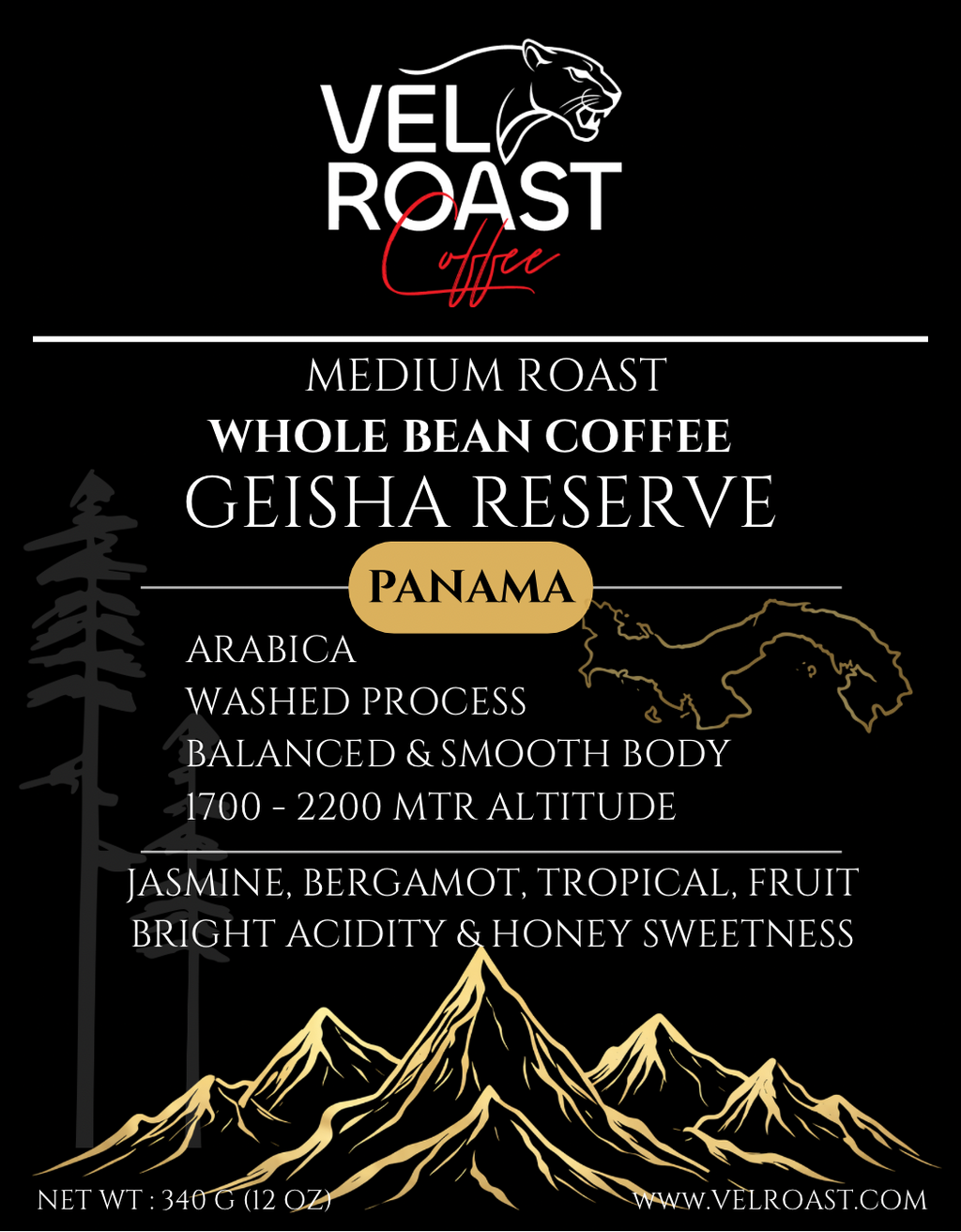 Velroast Panama Geisha Reserve