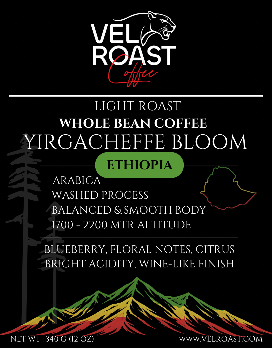 VELROAST ETHIOPIA YIRGACHEFFE BLOOM